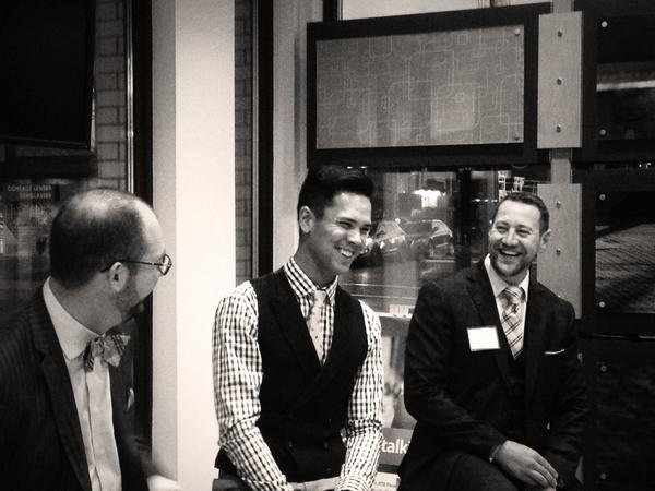 LottaJenn's tweet photo. @BrockMelnyk @JayLongshaw @JeffN_Wilson having a laugh while chatting about #investments and the #economy #thebest http://t.co/QPg1MGghRs