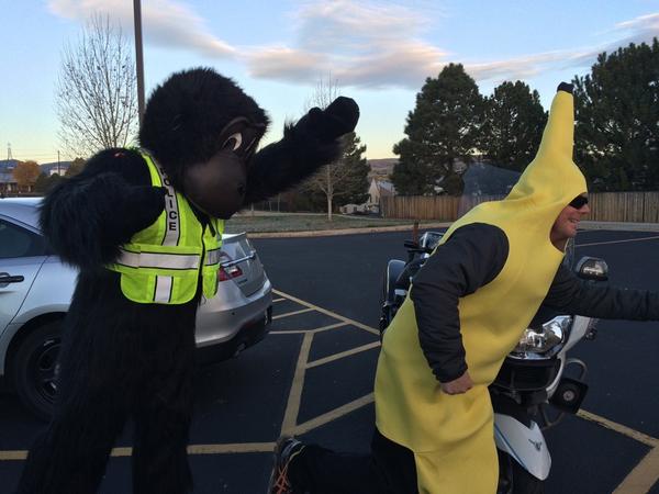 KristenSkovira's tweet photo. @LakewoodPDCO reminding drivers to keep their eyes peeled🍌for little ones #operationcrosswalk #TheNowDenver http://t.co/ZFf0q6JRpm