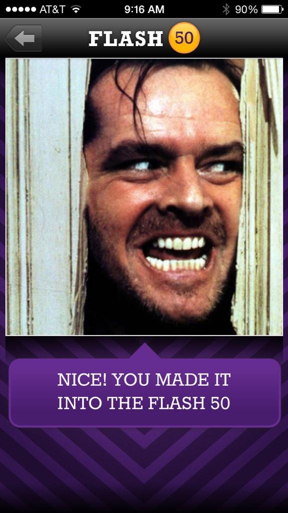 PicSlinger's tweet image. All work and no play makes #jack a dull boy... #flash50