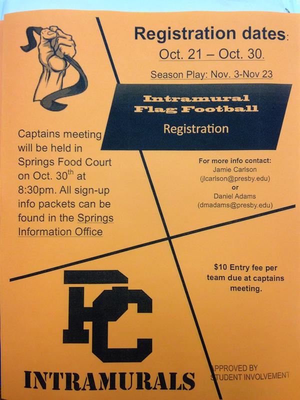 PC_Intramural's tweet image. FLAG FOOTBALL!!!!!! Sign up now!!!