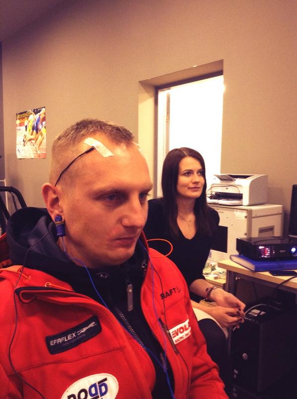 DobrowolSkiJ's tweet photo. Jędrzej Dobrowolski @DobrowolSkiJ z Julią Chomską @PsychoKomfort w #DynamoLab http://t.co/HPXrrERhrF