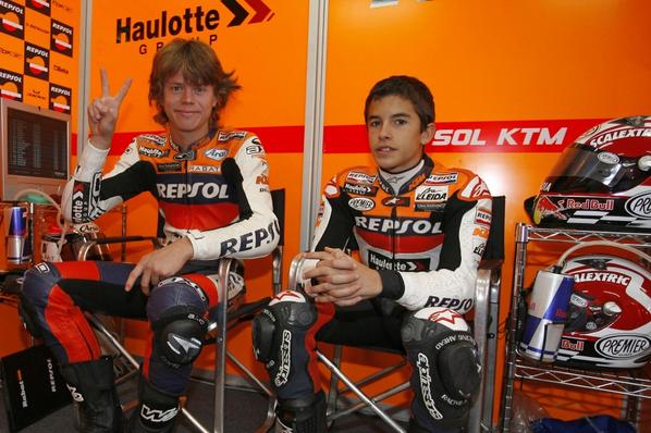 MartinoMoto's tweet photo. ¿Quien se lo iba a decir en 2008 a @marcmarquez93 y @TitoRabat ? http://t.co/UAZJoLwday