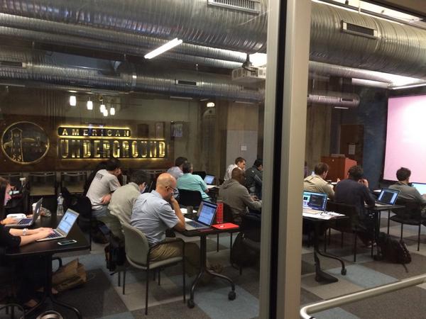 AmerUnderground's tweet image. Special thanks to @thoughtbot and @ncidea for a free UI/UX training today. #smartstartups