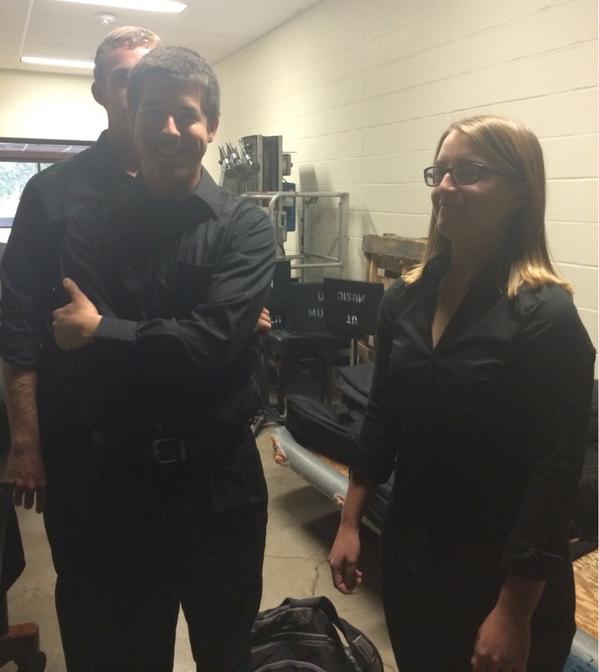 Getting excited for our concert at the Blanton today! See you at noon!