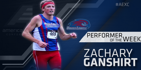 AmericaEast's tweet image. XC: @RiverHawkXCTFs Zachary Ganshirt is the male #AEXC Performer of the Week