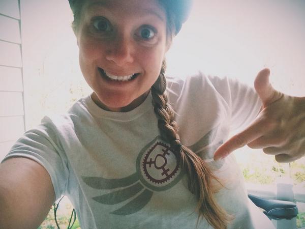 AshleyKWard's tweet photo. Got this sweet T from @MTB4Her. So stoked! Thanks ladies--can't wait to sport this on the trails! #mtb #mtbgirl http://t.co/wPwmNY4vj5