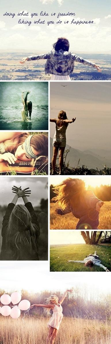 DOING WHAT YOU LIKE IS FREEDOM!