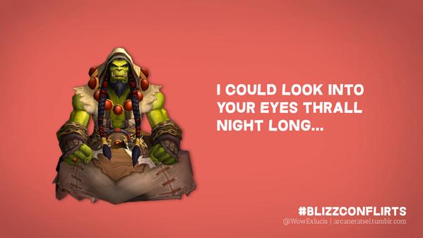 ArcaneRatsel's tweet image. Blog: Time for #BlizzconFlirts! Reply with your own line and I'll make your request! #Warcraft arcaneratsel.tumblr.com/post/101194760…