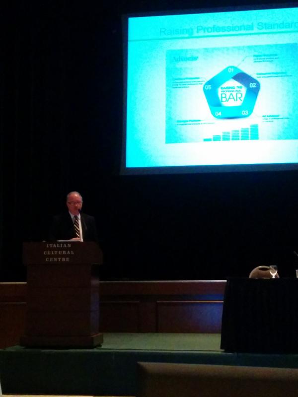 Captivating speech by <a href="/Advocis/">Advocis</a>' CEO, Greg Pollock at #EFPC14: A look inside Canada's #Financial Industry. <a href="/AdvocisVan/">Advocis Vancouver</a>