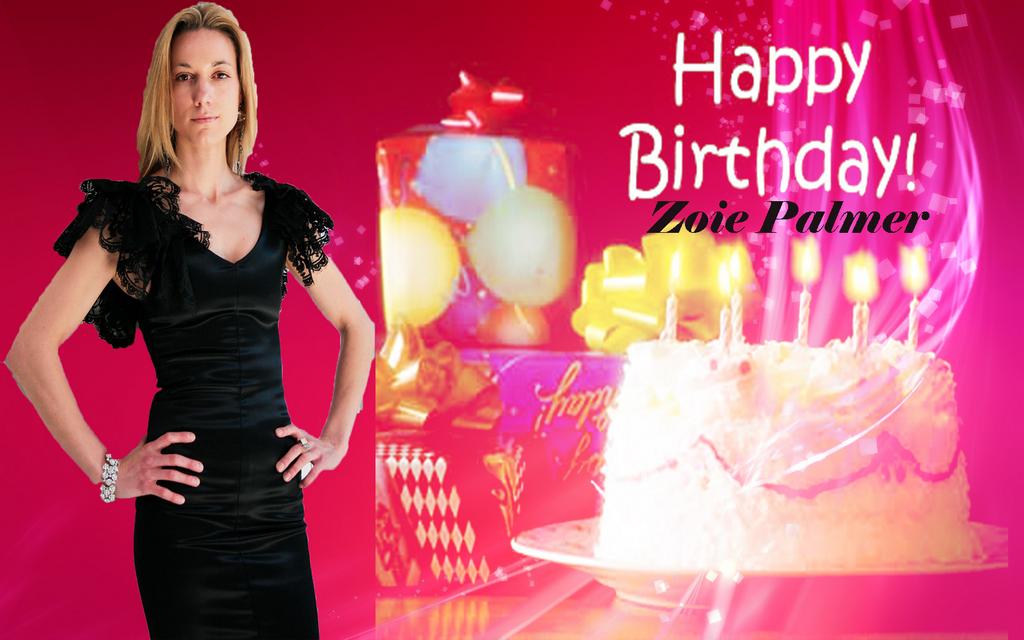  Happy Birthday Zoie Palmer hope your having a great and amazing day on your birthday 