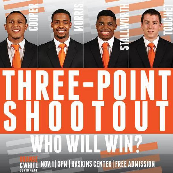 UTEPMST's tweet image. Who will win the Three-Point Shootout at this Saturdays FREE Orange &amp;amp; White Scrimmage?! #minerstrong