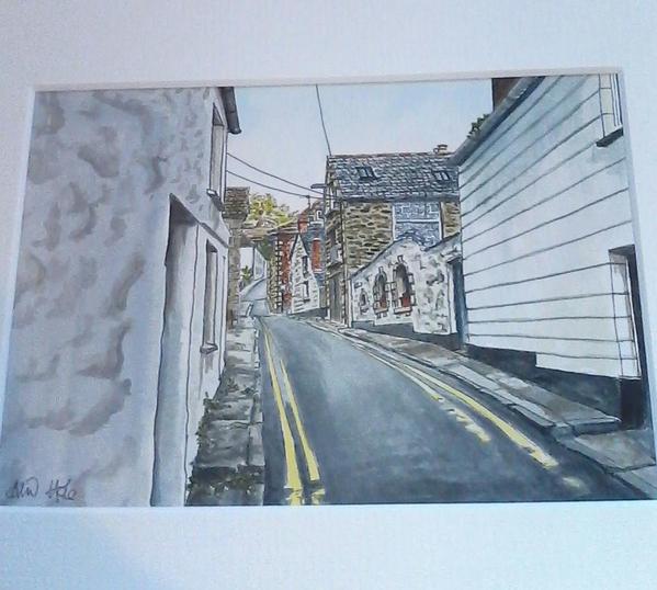 Recently had the great joy of swapping some art work with the brilliant Alice Hole!  Happy days :)