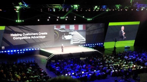mercedes_adams's tweet photo. Let's help our customers win their next race! #NetAppCEO Georgens on business impact. #NTAPinsight http://t.co/koyNNAp6Pt