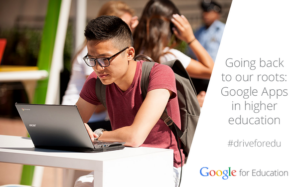GoogleForEdu's tweet image. Free unlimited storage with #driveforedu will be available to all #GAFE customers this week. goo.gl/0HnFQL