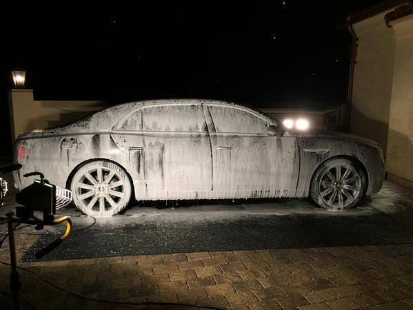 The work doesn't stop cause it's dark. #bentley #werethatkindagood #ocdbayarea