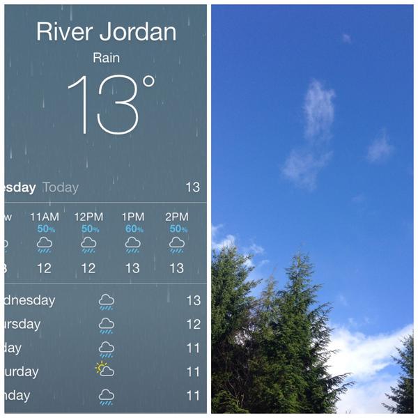 jordanriversoap's tweet image. View from HQ // A happy mistake from the weatherman | #bathseason #fallbliss #beautifulbc #sooke #westshore