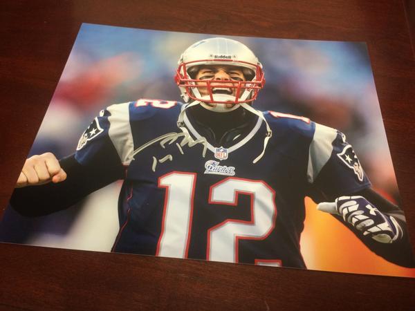 Patriots's tweet photo. It's another #TomTuesday! 

RT to enter to win this signed photo! (Must be following to win) http://t.co/Sn4TT9xMRO http://t.co/CCmN1Hsp0I