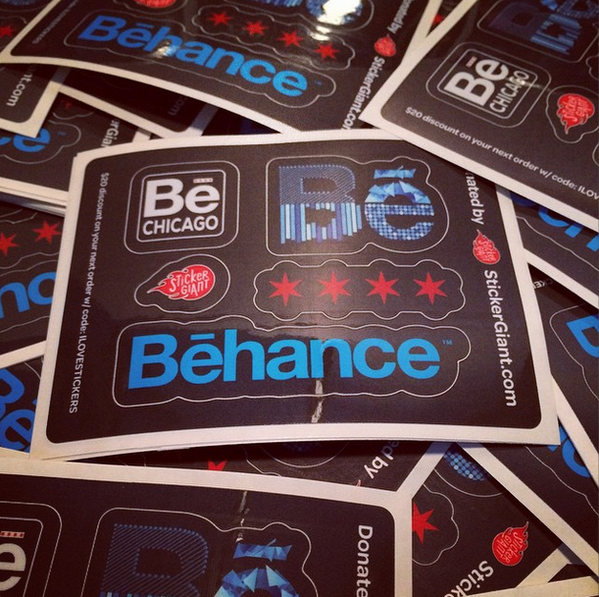 AliceGraphix's tweet photo. @stickergiant Thanks so much for the awesome stickers! You guys rock!! #Be_Chicago #BehanceReviews http://t.co/6oNGIjQbjE