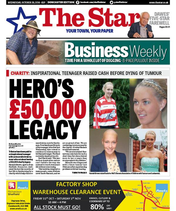 The Star Sheffield On Twitter The Front Page Of The Doncaster
