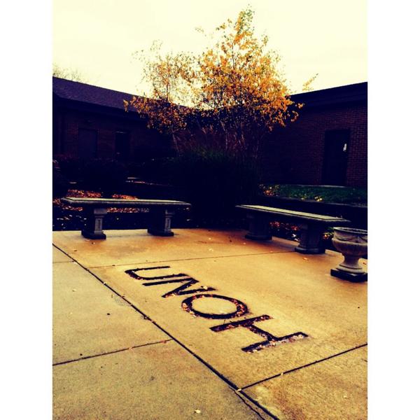 AMAUNOH's tweet photo. Yucky fall days on campus #unohama #unoh #unohlove #racergang http://t.co/FbZw9ygol6