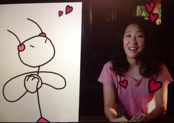 Sandra Oh tweet media