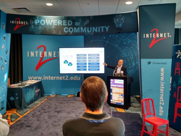 PSUIdentity's tweet image. @duosec CTO @dugsong presents at @Internet2  #TechEX14