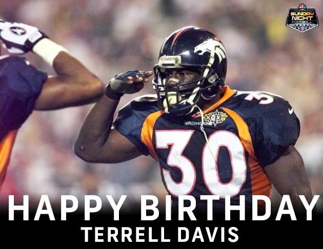 Happy Birthday, Terrell Davis! 