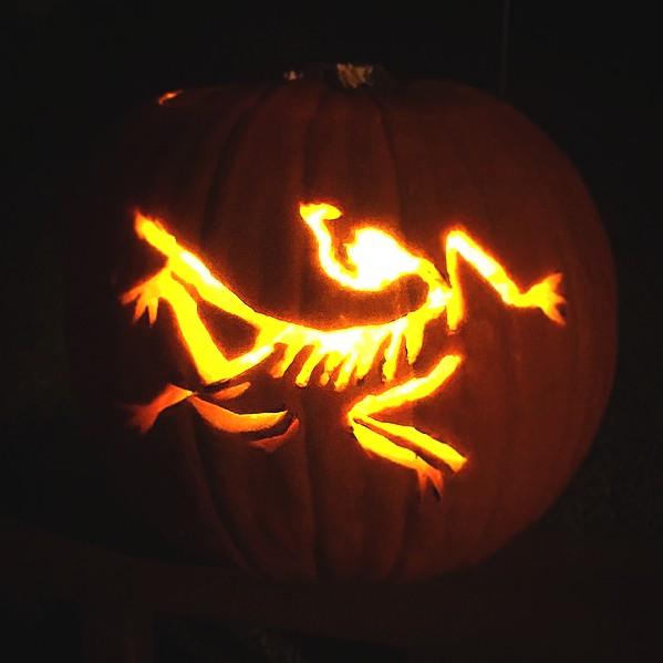 Duck Hunting Pumpkin Stencil duck-hunting-pumpkin-stencil