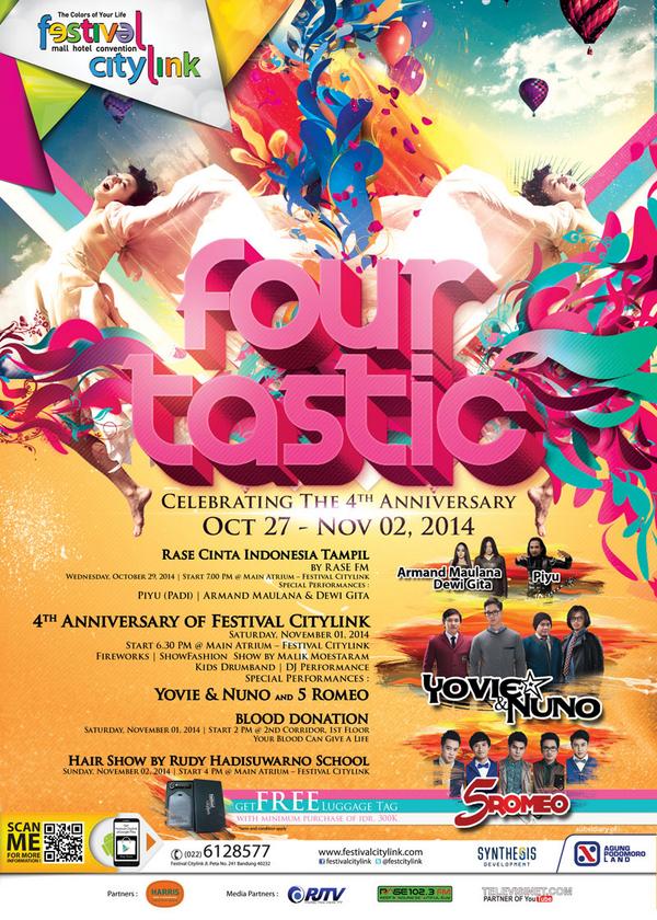 5RomeoID's tweet photo. Sabtu, 1 Nov 2014 ketemuan yuk di @festcitylink Bandung, seru-seruan bareng mulai 6.30pm #5RomeoOnStage #FreeEvent http://t.co/W3G2GbOyc0