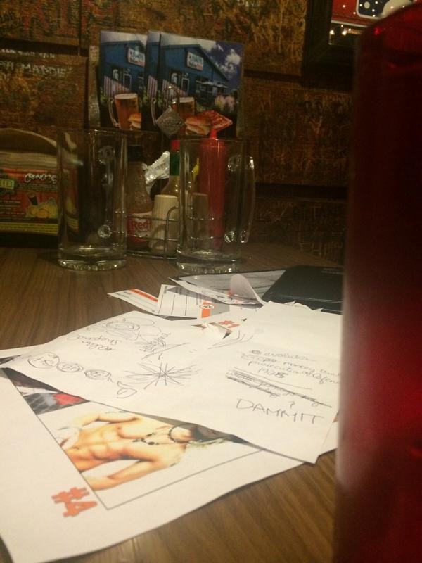 LaurenMGibbons's tweet image. When you know the answer to @Crunchys trivia, cross it out, write something else and then lose badly #maybenextweek