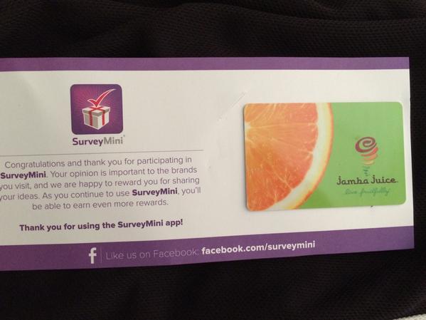 paulo25c's tweet photo. @surveymini thank U so much I just got this in the mail #soexcited 😄😃😀 http://t.co/MoarpZUAjn