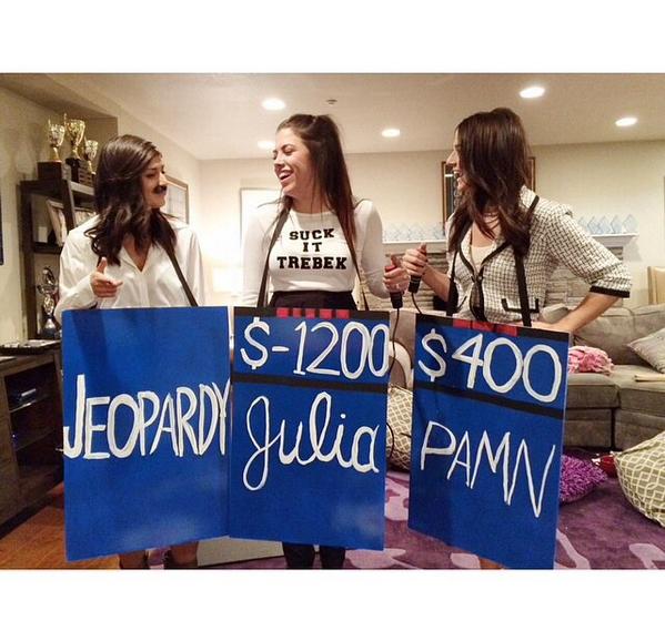 Paris_Madau's tweet photo. What is Jeopardy, Jimmy! #FallonCostume #suckitTrebek http://t.co/JvRqGOKGqY