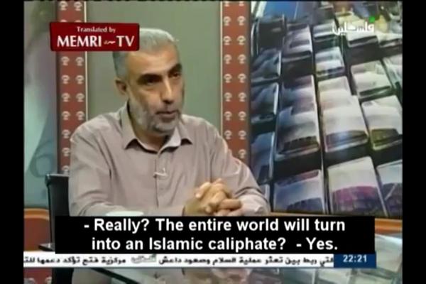 idf1980israel's tweet photo. Israeli #Islamist leader says Jerusalem will be capital of #Islamic Caliphate http://t.co/nDLmUikYgl http://t.co/i0k6m0TKtu