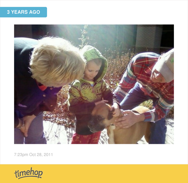 iambrenner's tweet photo. Miss this guy!! Thankful for memories and the joy of seeing his smiling face again someday!  http://t.co/HbcFBq51NY http://t.co/j9ydZJzGGe