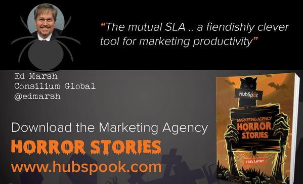 HubSpot's tweet photo. Oh no! @edbmarsh neglected to set a mutual client agreement - read his #HubSpook story here: http://t.co/2bejOcgtac http://t.co/M41eIewPUu