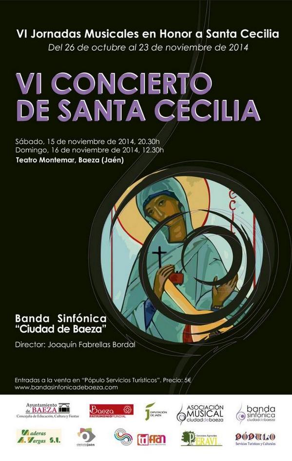 POPULOBAEZA's tweet photo. Ya a la venta las entradas para el Concierto de Santa Cecilia  @SinfonicaBaeza   días 15 y 16 de Noviembre. http://t.co/B0Tz8uIejO