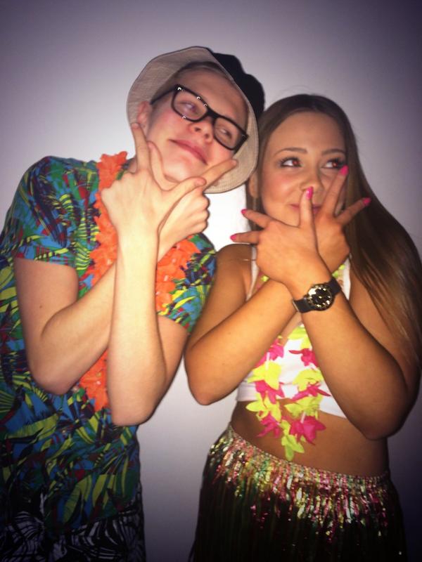 Ég og #hallóþúfærðekkibæði gellan á leiðinni á ball