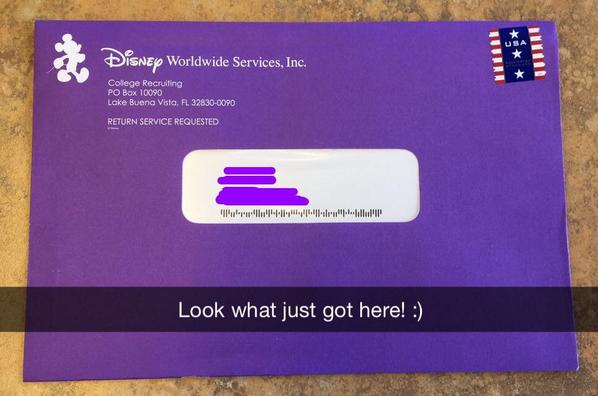 DCP_Princess's tweet image. So guess what came in the mail?
#DCP2015 #DisneyCollegeProgram #ImOnMyWay #OneStepCloser #Disney #DisneyCPInterns
