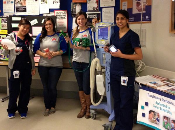 hsabc's tweet photo. Come to St. Paul's Hospital and learn how to put a breathing tube in a mannequin. #RTweek2014 http://t.co/gSkamRzil7
