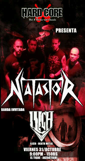 ilichband's tweet photo. La cita es este viernes 31/10, tendremos el honor de compartir tarima con los duros de @Natastor DALE RT http://t.co/RcujuXGUUY