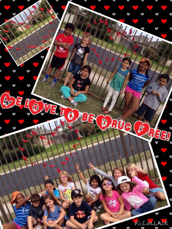 Mrs. Donnelly's Penguin Leaders Love to be Drug Free! #RedRibbonWeek #tlim #rutledgeleaders