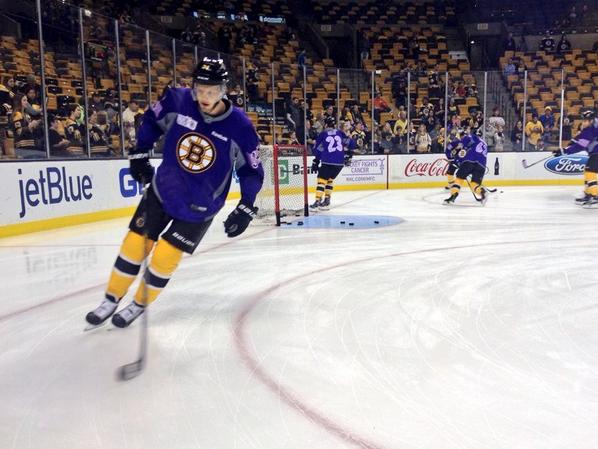 bruins purple jersey