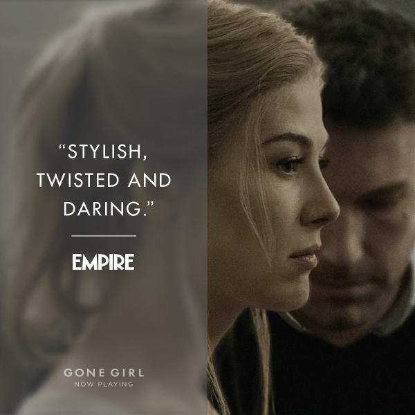 “<a href="/GoneGirlMovie/">Gone Girl</a>: The most twisted love story you’ll ever see. ”

Kan klart anbefales👌🙈