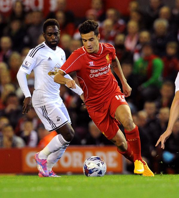 Retweet if <a href="/Phil_Coutinho/">Philipe Coutinho</a> was your #LFC man of the match against Swansea…