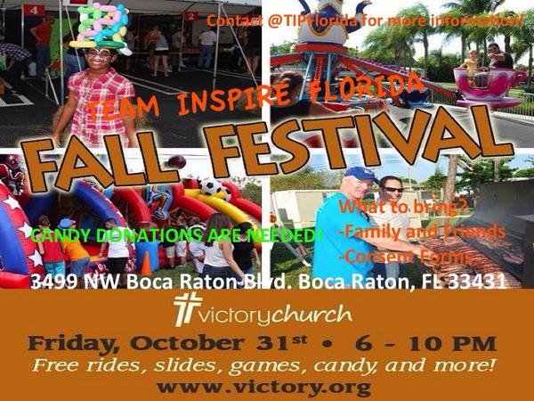TeamInspireFAQ's tweet photo. #TeamInspire event in Margate, Florida on 31 October. Talk to @breann2sweet if you're going! :) http://t.co/afpFAUgmyM