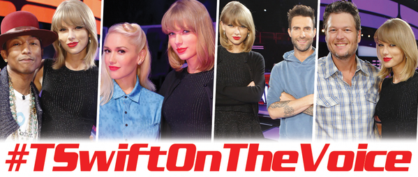 NBCTheVoice's tweet photo. RT if you’re watching #KnockoutsContinue with #TSwiftOnTheVoice, East Coast! http://t.co/BPYcqklINs