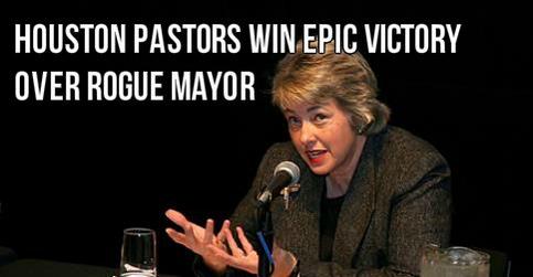 Fascist Houston Mayor Annise Parker drops pastor subpoenas