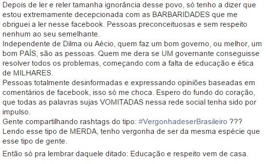 nataliakroich's tweet photo. Ver tanta patricinha e playboyzinho de merda vomitar palavras tão nojentas nesse facebook, só tenho algo a dizer: http://t.co/zdNq2eTUfA