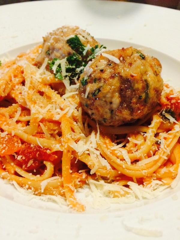 Turkey meatballs and spaghetti! #amazing #homecooking #tuesdaygrub