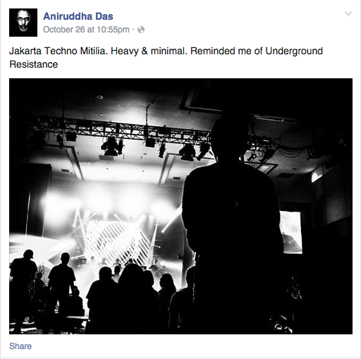 Ternyata Aniruddha Das, bassist dari Asian Dub Foundation sempat menonton kami live di <a href="/JavaSoundsFair/">SoundsFair</a> #SF14 :D